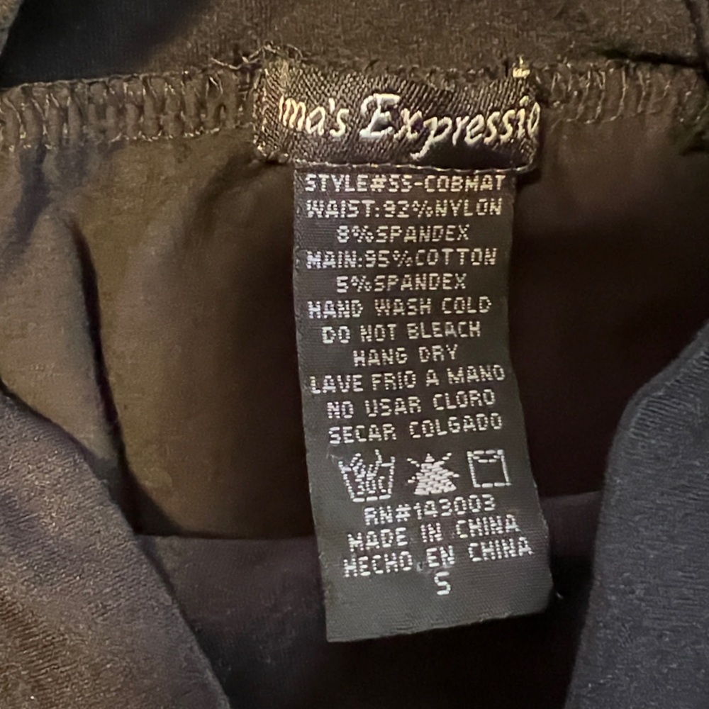 Emma’s Expression Black Maternity Bundle 2 Pairs Of Leggings - Picture 9 of 9
